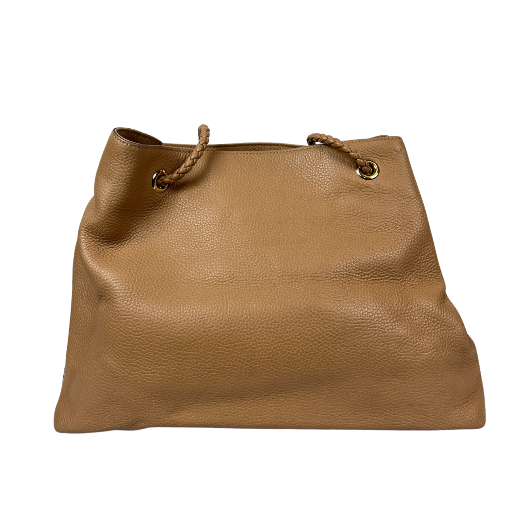 GUCCI Borsa Gifford a trapezio biscotto