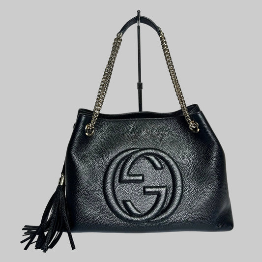 GUCCI Borsa Soho Sac Cabas nera
