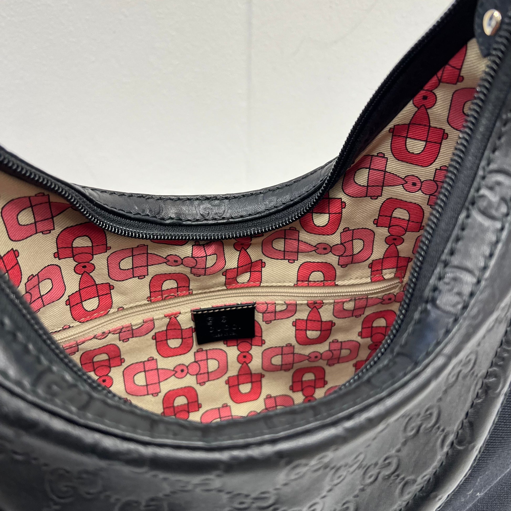 GUCCI Borsa in tessuto nero