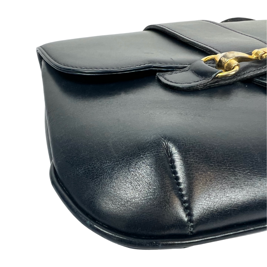 GUCCI Borsa vintage blu a tracolla