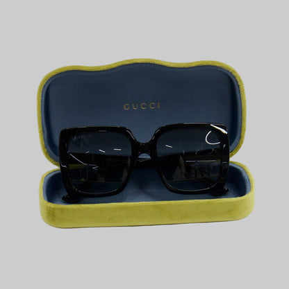 GUCCI Occhiale da sole quadrati neri