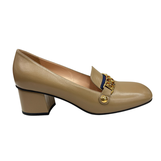 GUCCI Scarpa mocassino color nude