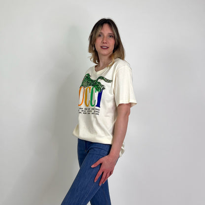 GUCCI T-shirt bianco naturale