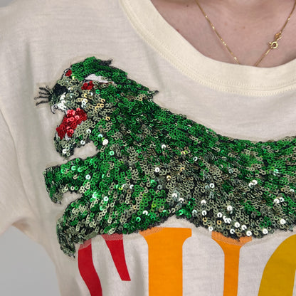 GUCCI T-shirt bianco naturale