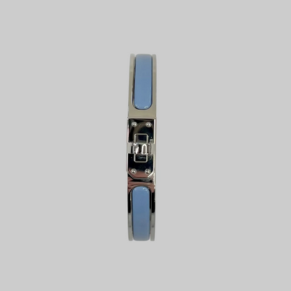 HERMES Bracciale Mini Click Kelly azzurro