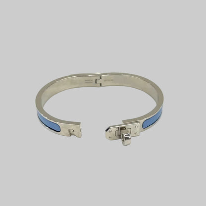 HERMES Bracciale Mini Click Kelly azzurro