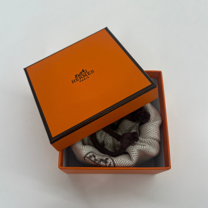 HERMES "Check in" Bracciale rigido largo smaltato