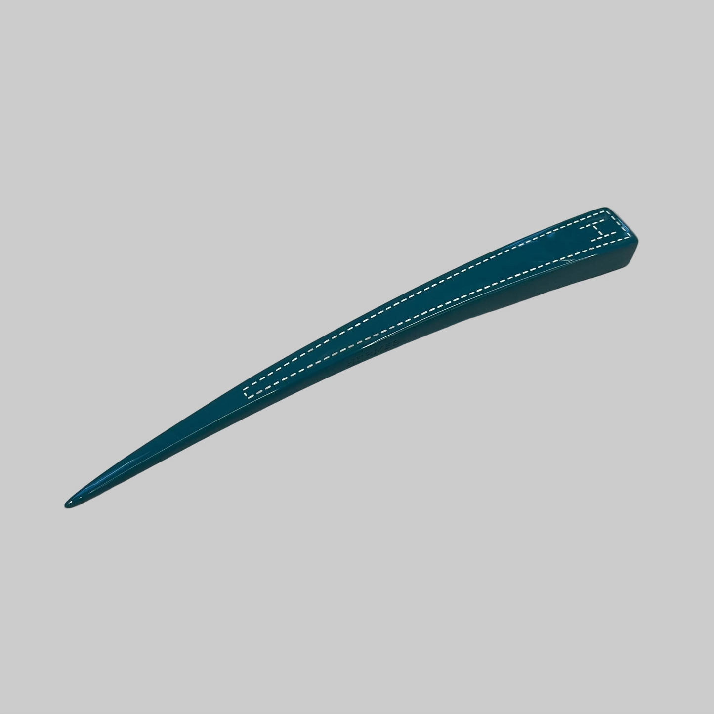 HERMES Ferma capelli smaltato azzurro