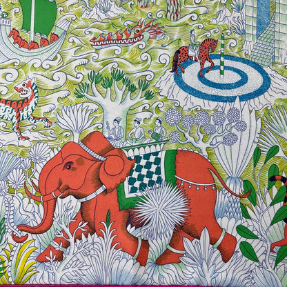 HERMES Foulard in seta carrè "Cosmographia Universal" 