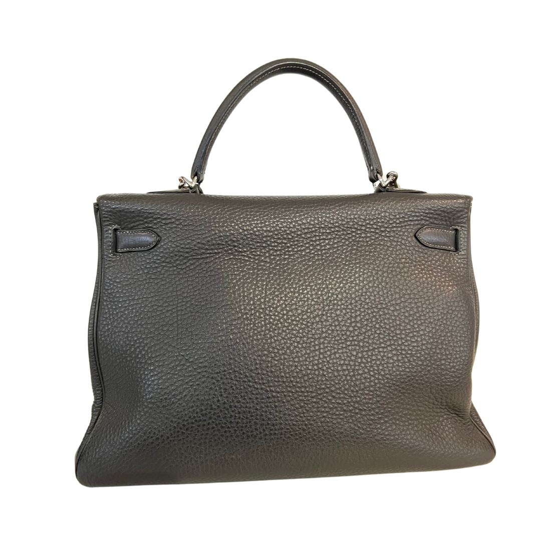 HERMES Kelly 35 Taupe gris