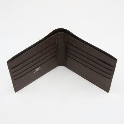 HERMES Portafoglio "Copernic" in pelle epsom marrone