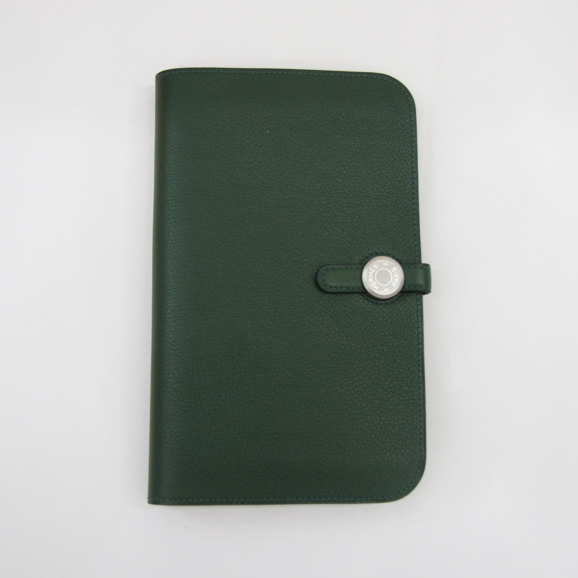 HERMES Portafoglio in pelle verdone "Dogon"