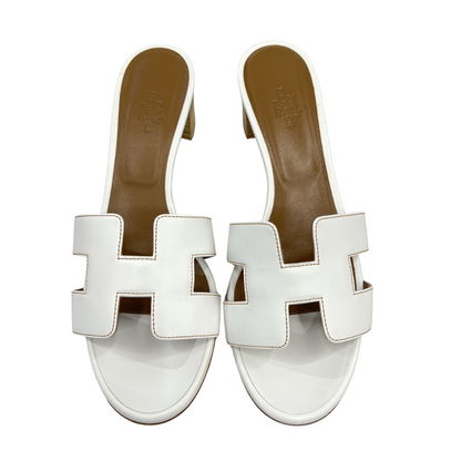 HERMES Sandalo Oasis bianco