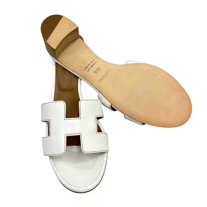 HERMES Sandalo Oasis bianco