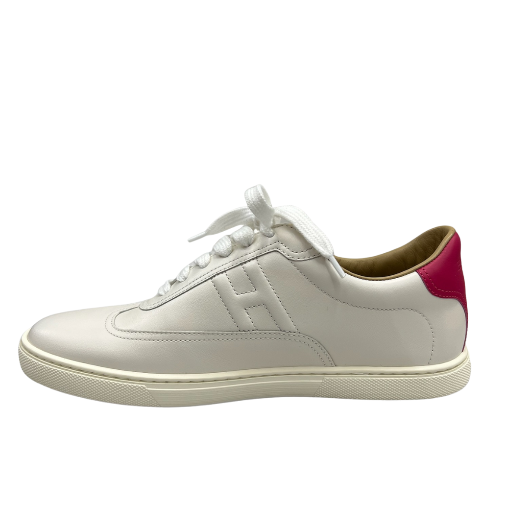 HERMES Sneakers in pelle bianca Toucans de Paradis