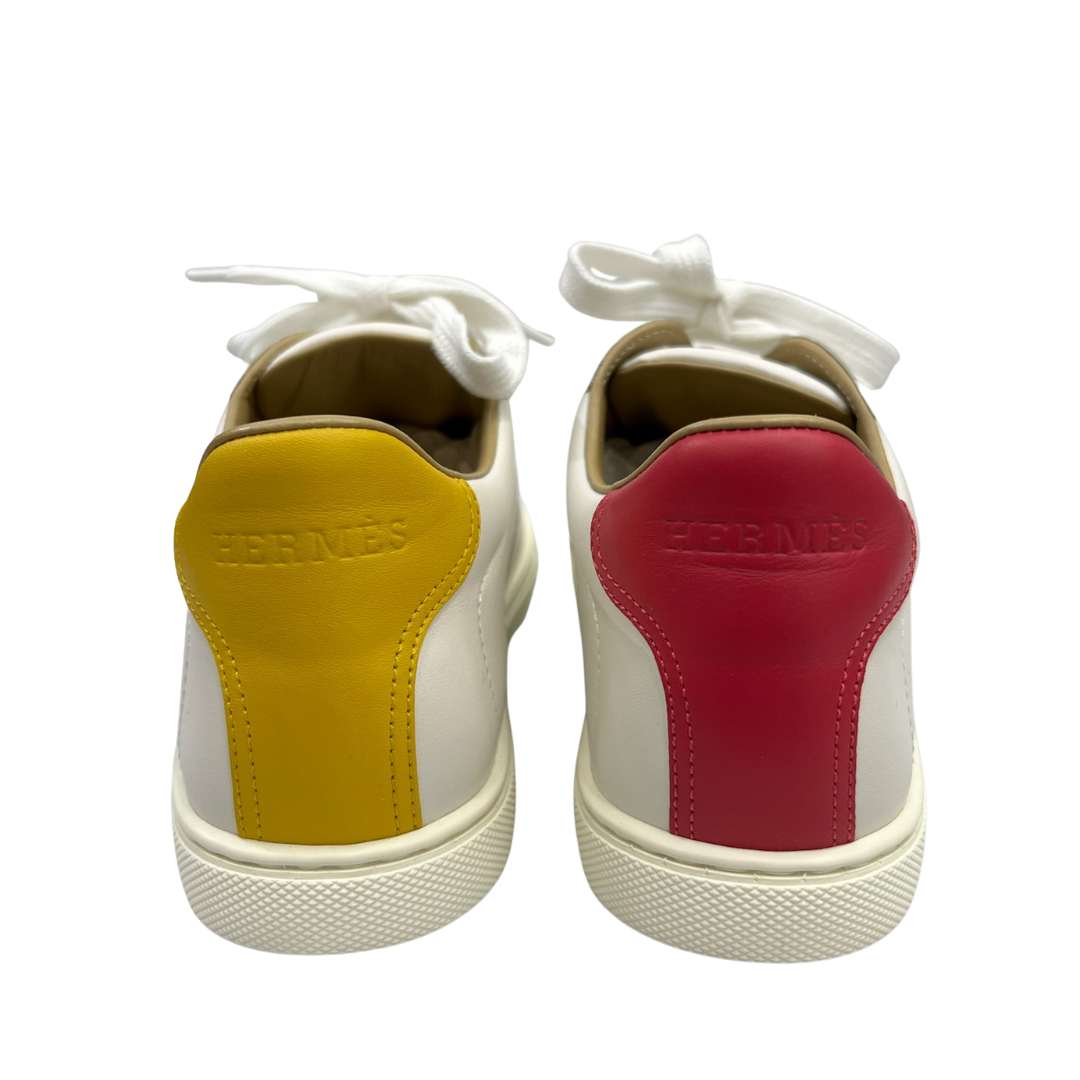 HERMES Sneakers in pelle bianca Toucans de Paradis