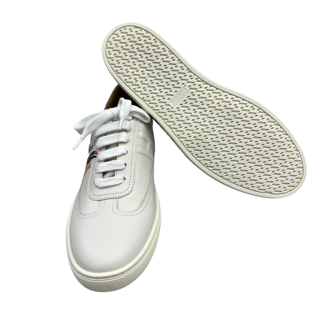 HERMES Sneakers in pelle bianca Toucans de Paradis