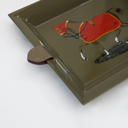 HERMES Vassoio "Atrium Cheval Change Tray"