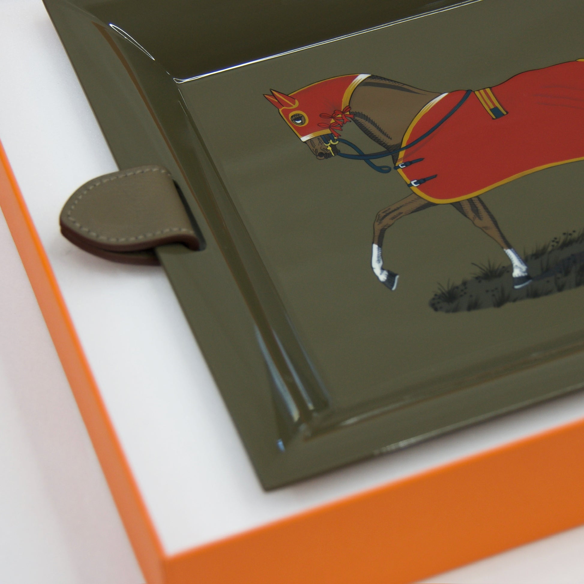 HERMES Vassoio "Atrium Cheval Change Tray"