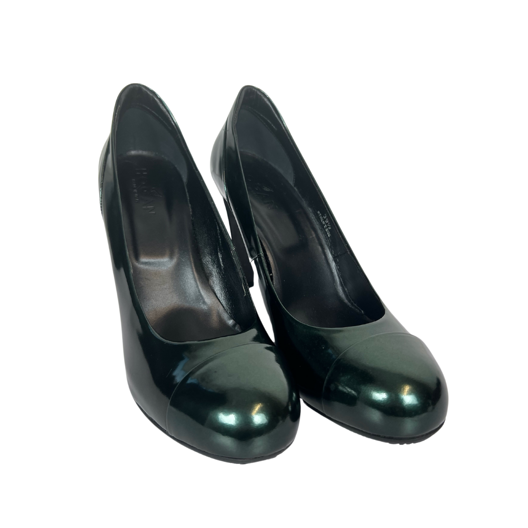 HOGAN Scarpe decolletè verde cangiante