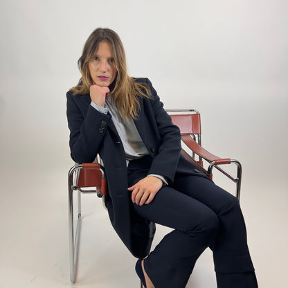 PRADA Cappotto blu navy