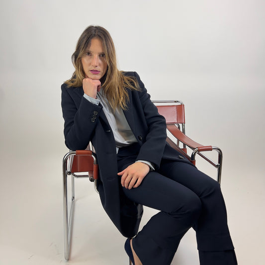 PRADA Cappotto blu navy