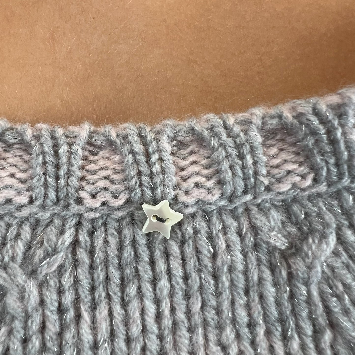 LORENA ANTONIAZZI Maglione in cashmere melange rosa azzurro