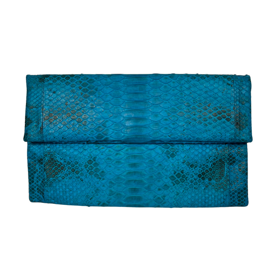 IVETTE Borsa pochette piatta in pitone 