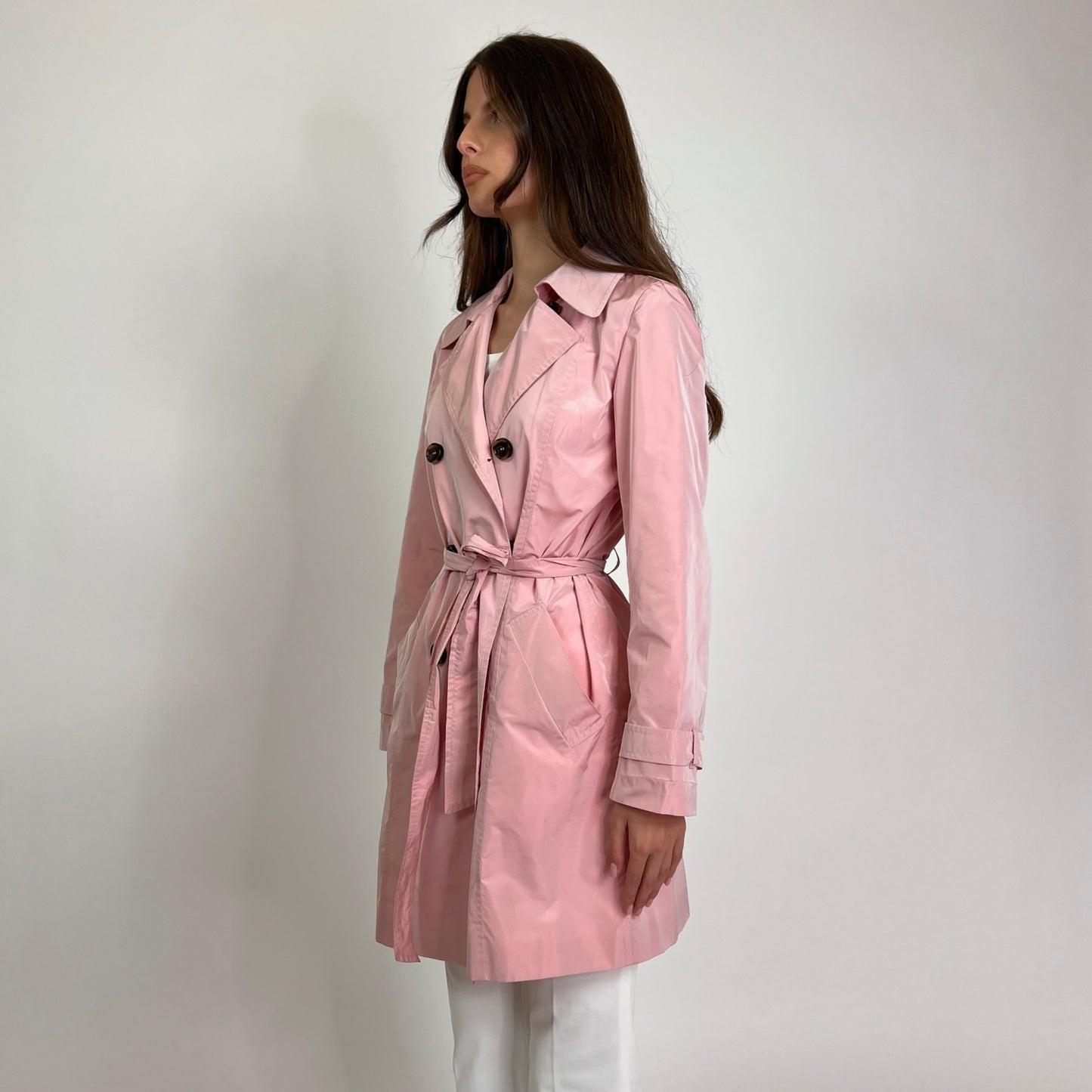 I BLUES Trench in nylon rosa
