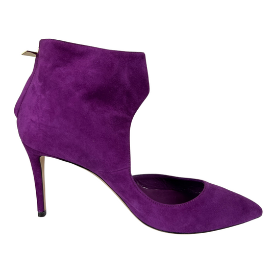 JIMMY CHOO Scarpa decolté scamosciata ciclamino