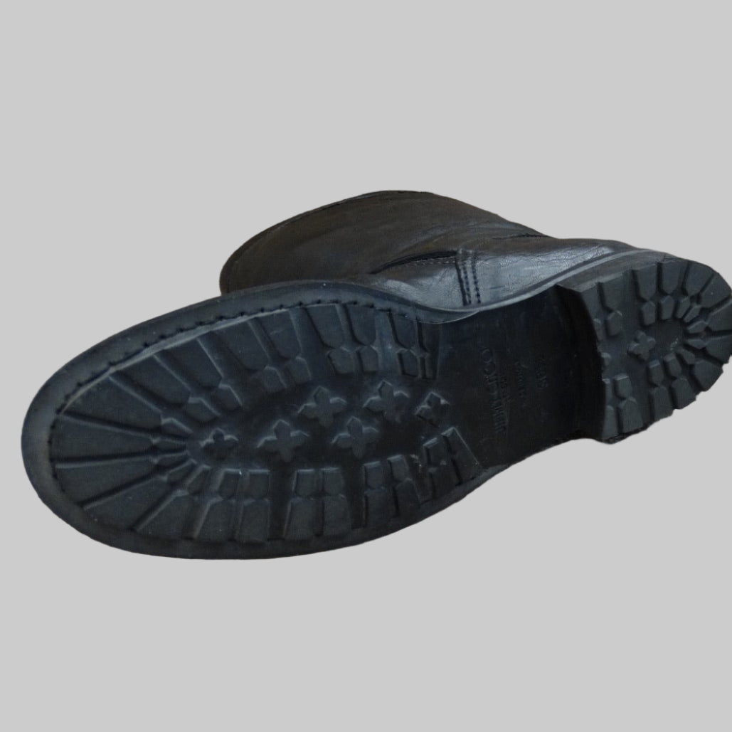 JIMMY CHOO Scarpa stivale in pelle nera