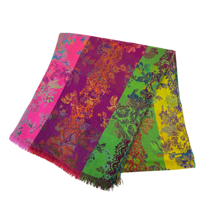 KENZO Sciarpa in lana multicolor