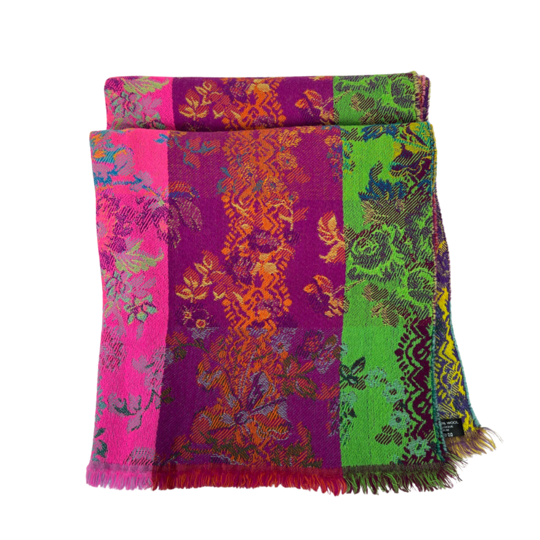 KENZO Sciarpa in lana multicolor