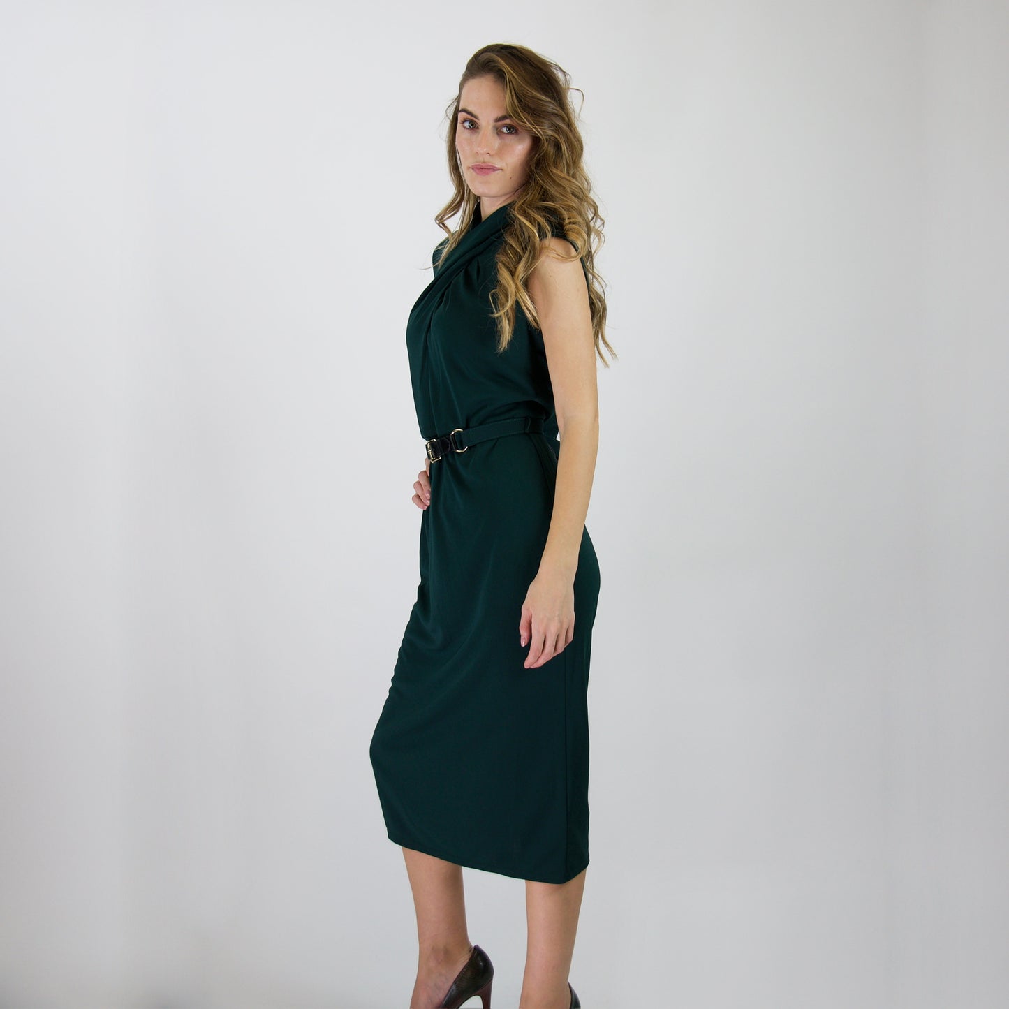 LAUREN RALPH LAUREN Abito jersey verdone