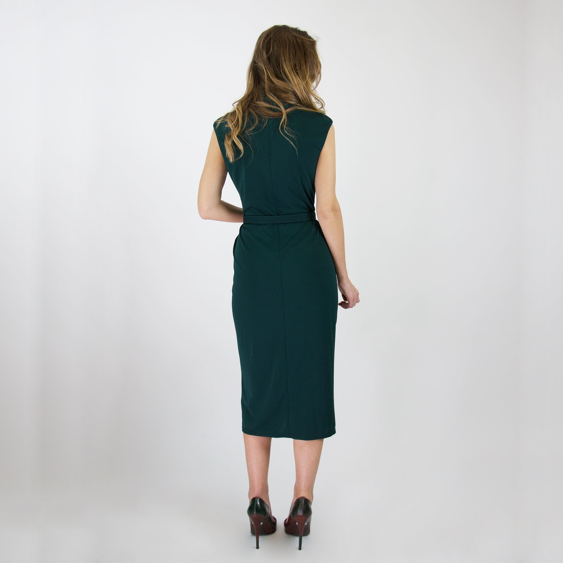 LAUREN RALPH LAUREN Abito jersey verdone