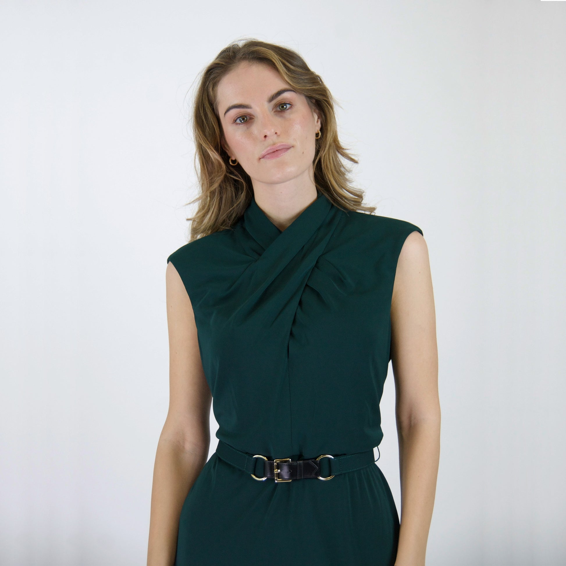 LAUREN RALPH LAUREN Abito jersey verdone