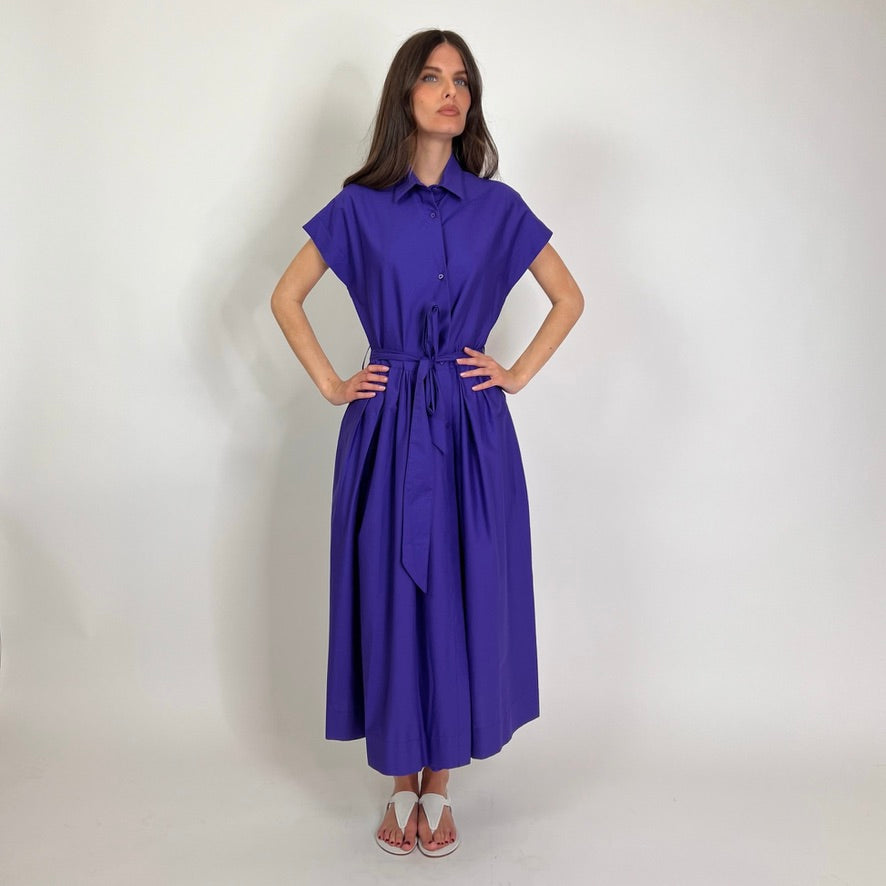 LAVI COUTURE Abito scamiciato viola 