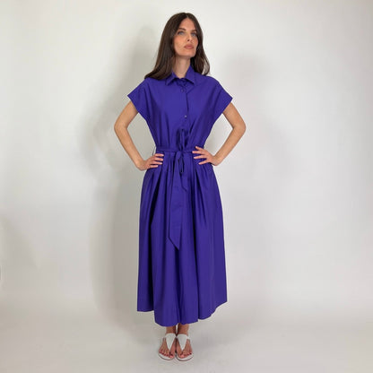 LAVI COUTURE Abito scamiciato viola 