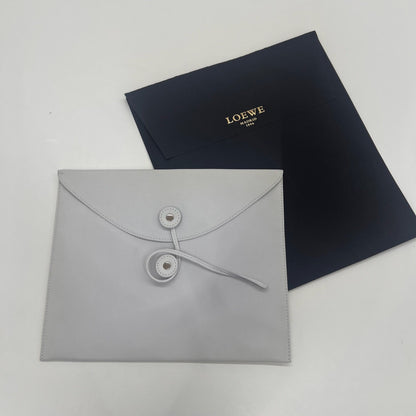 LOEWE Busta in pelle nappa bianco