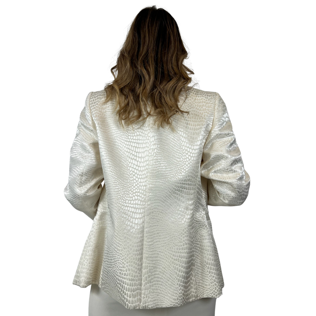 LORD & TAILOR Giacca in seta bianca
