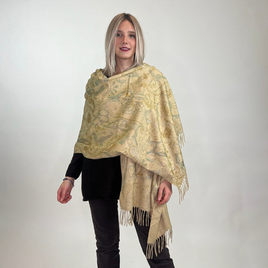 LORO PIANA Scialle in cashmere stampa Paisley