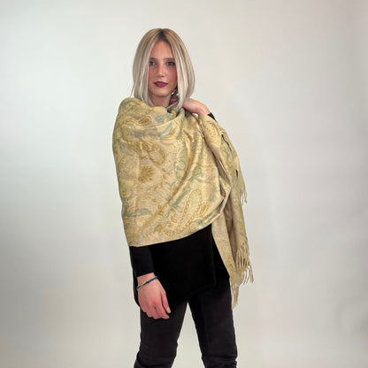 LORO PIANA Scialle in cashmere stampa Paisley