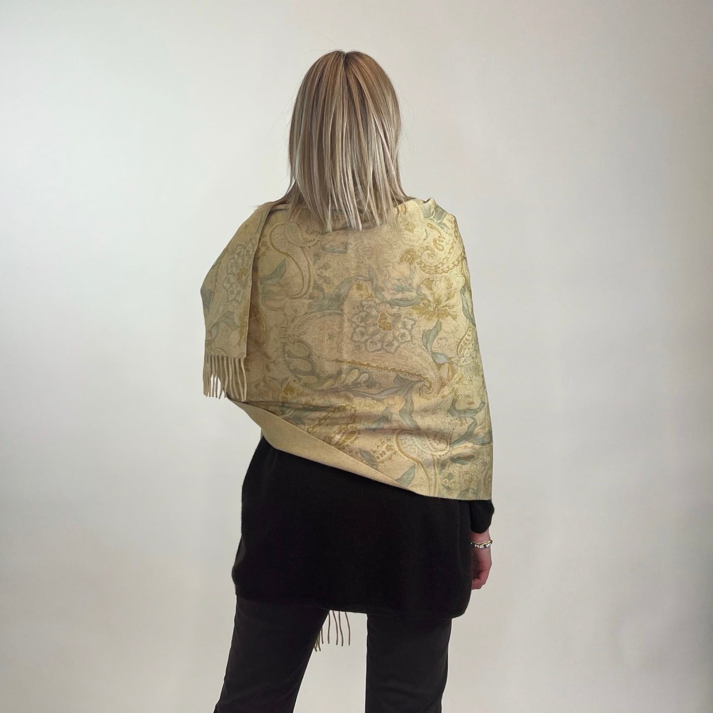 LORO PIANA Scialle in cashmere stampa Paisley