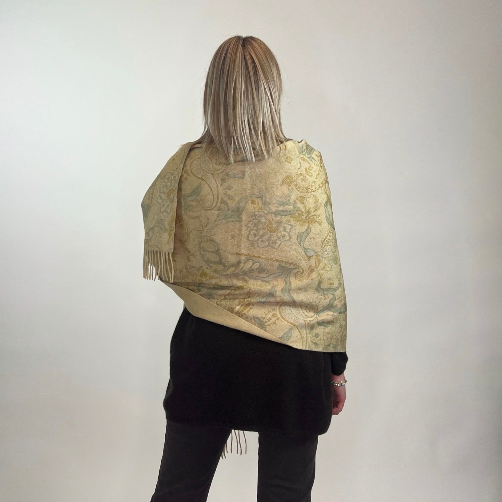 LORO PIANA Scialle in cashmere stampa Paisley