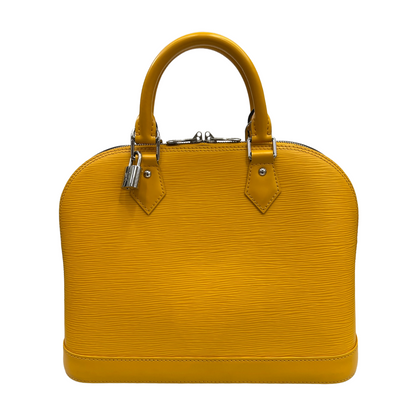 LOUIS VUITTON Borsa Alma MM in epi giallo