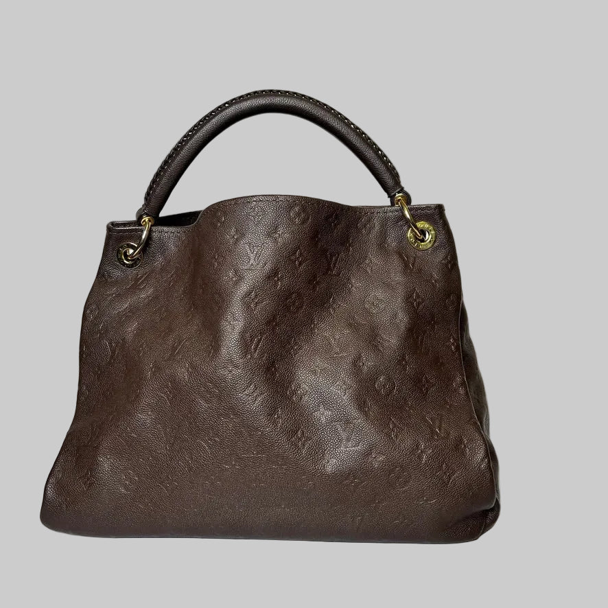 LOUIS VUITTON Borsa Artsy MM in pelle monogram imprimé marrone