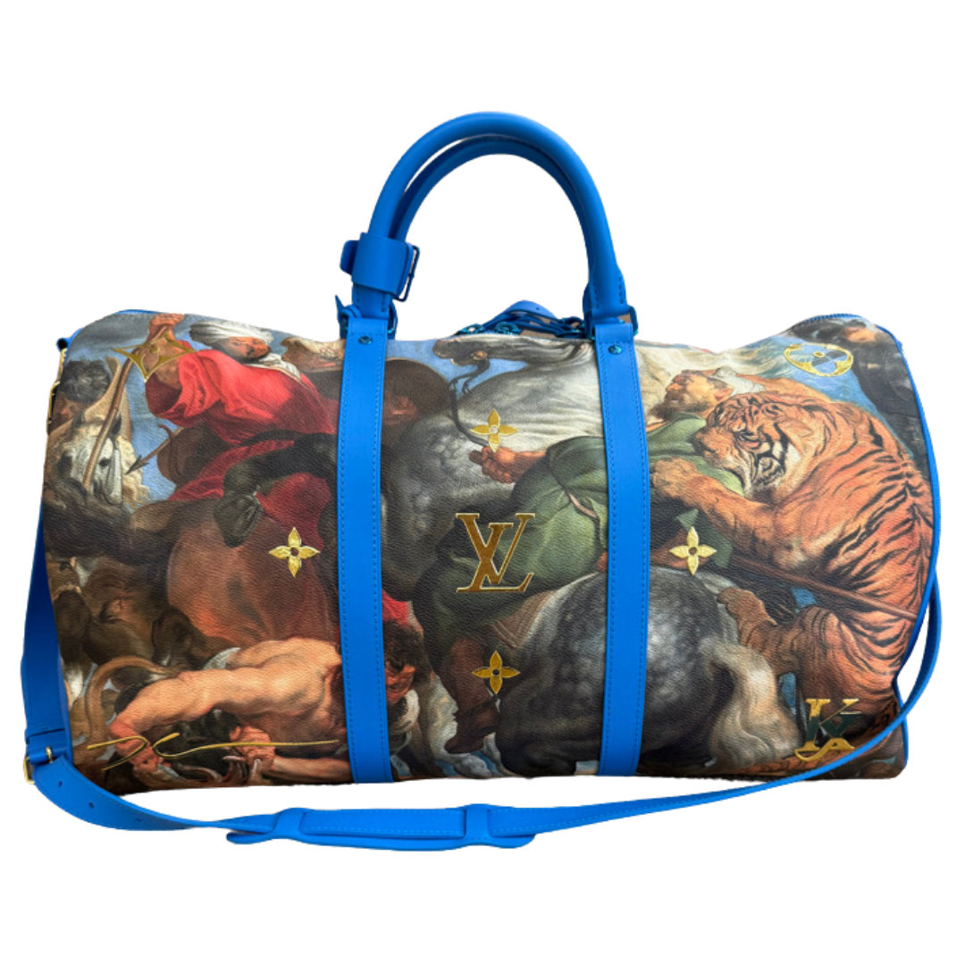 LOUIS VUITTON Borsa Kepall 50 in pelle bluette
