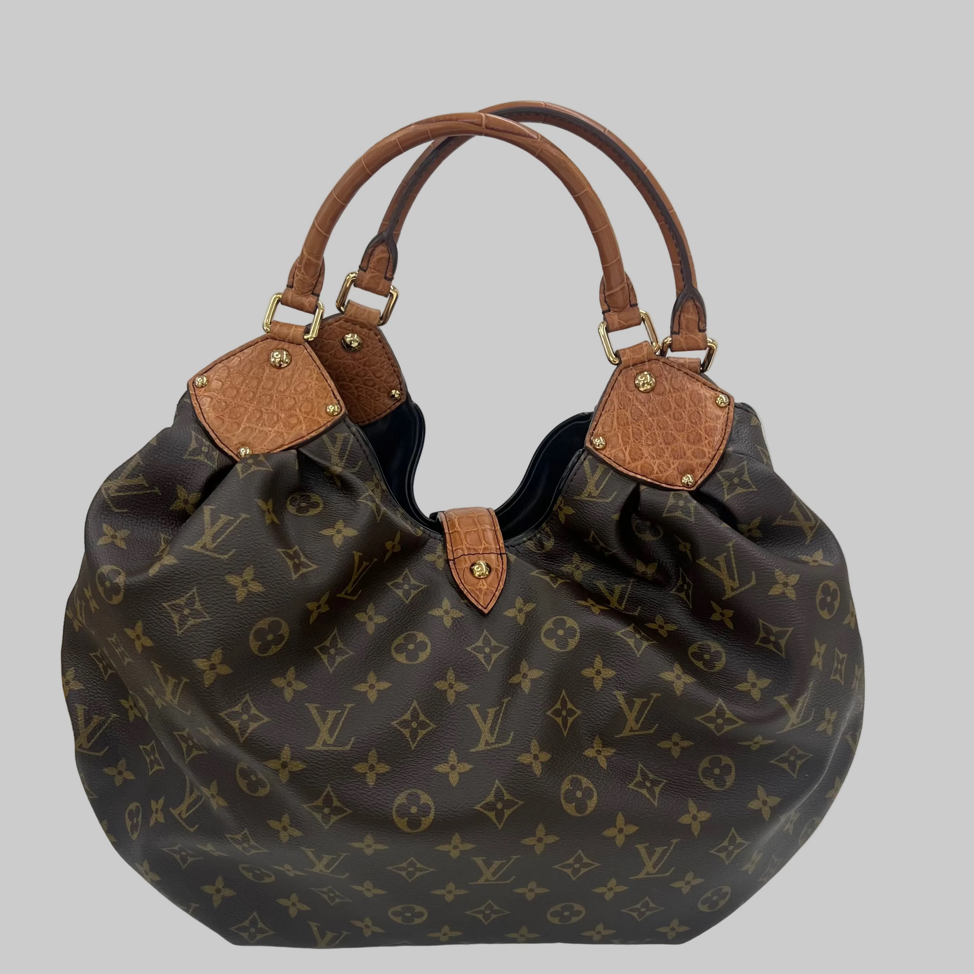 LOUIS VUITTON Borsa Mahina XL Alligator Trim Limited Edition