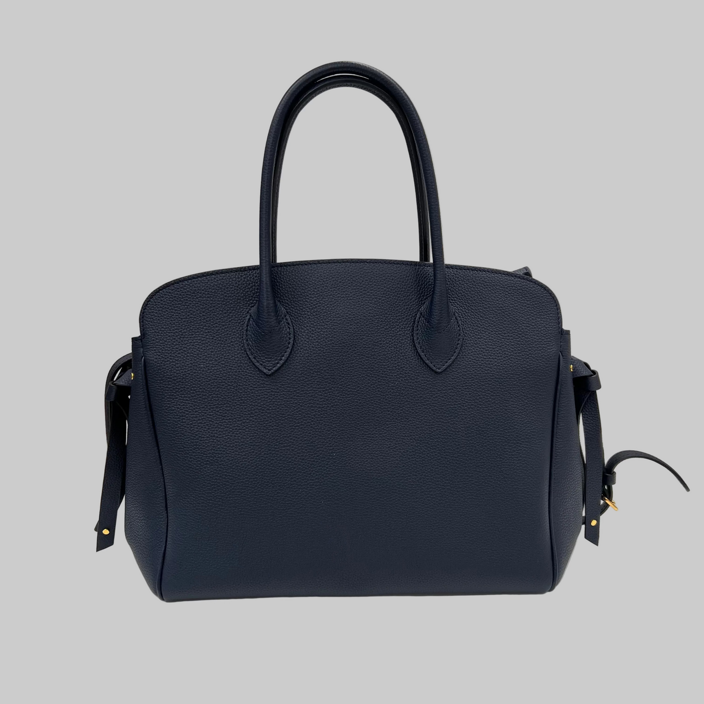 LOUIS VUITTON Borsa Milla MM in pelle martellata blu