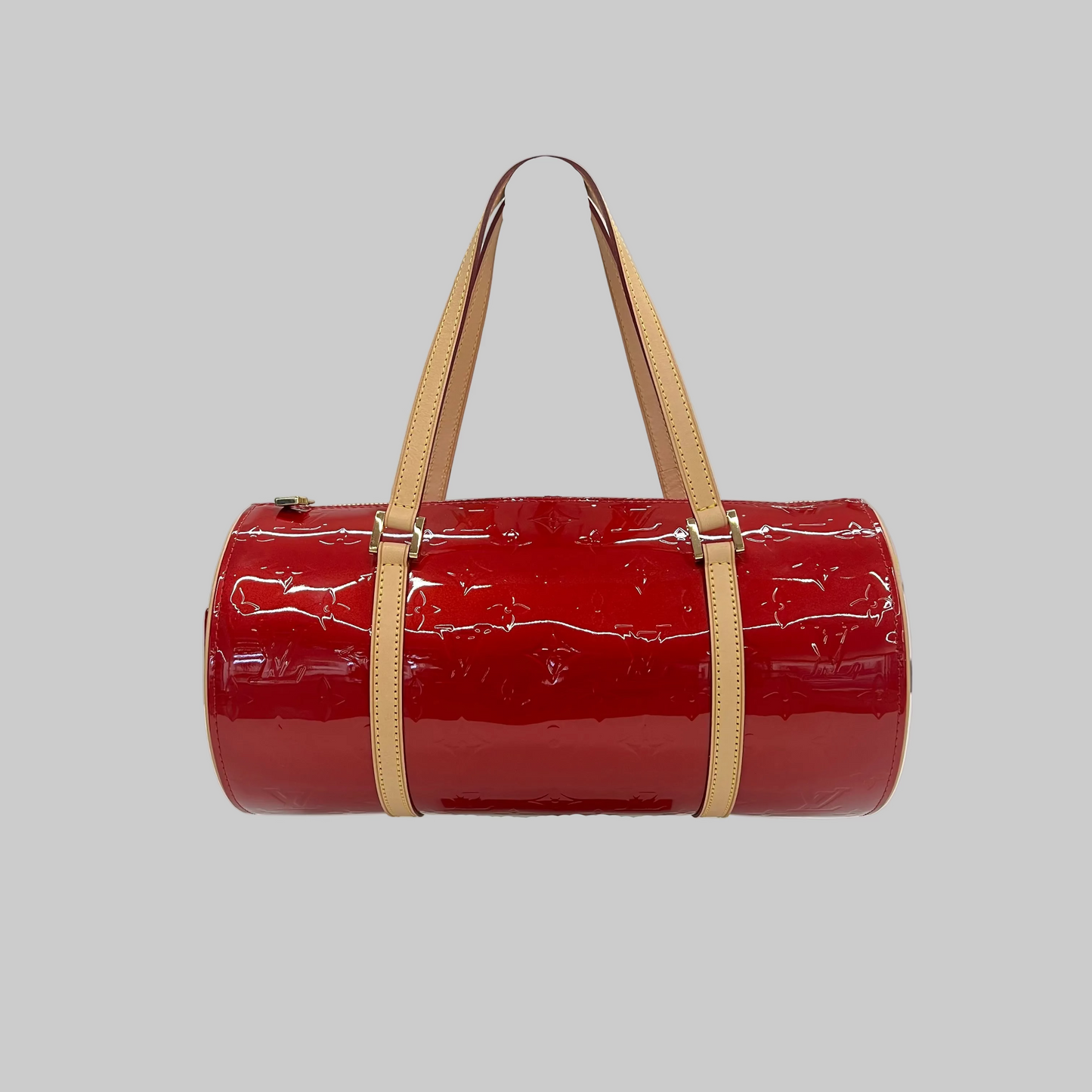 LOUIS VUITTON Borsa "Papillon" in vernice rossa